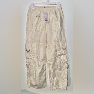 Cream Cargo Pants